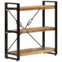 3-height iron and solid mango wood shelf 77x30x80cm by vidaXL, Bookcases and shelves - Ref: Foro24-351106, Price: 131,33 €, D...