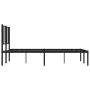 Bed frame with black metal headboard 150x200 cm by vidaXL, Beds and slatted bases - Ref: Foro24-352482, Price: 114,10 €, Disc...