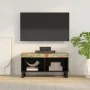 Solid recycled wood TV stand 85x33x43.5 cm by vidaXL, CD and DVD storage - Ref: Foro24-352895, Price: 83,54 €, Discount: %