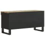 Solid recycled wood TV stand 85x33x43.5 cm by vidaXL, CD and DVD storage - Ref: Foro24-352895, Price: 83,54 €, Discount: %