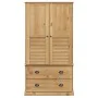 VIGO Kleiderschrank aus massivem Kiefernholz 90x55x176 cm von vidaXL, Kleiderschränke - Ref: Foro24-353163, Preis: 376,18 €, ...