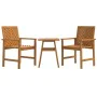 Garden furniture set 3 pieces solid acacia wood by vidaXL, Garden sets - Ref: Foro24-362230, Price: 207,20 €, Discount: %