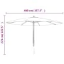 Garden umbrella with sand-colored wooden pole 400x273 cm by vidaXL, Umbrellas - Ref: Foro24-363175, Price: 126,00 €, Discount: %