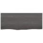 Dark brown treated oak wood wall shelf 100x40x(2-4)cm by vidaXL, Shelves and shelves - Ref: Foro24-363804, Price: 91,21 €, Di...