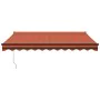 Automatic retractable awning in orange and brown, 3x2.5 meters. by vidaXL, Awnings - Ref: Foro24-3154516, Price: 360,71 €, Di...