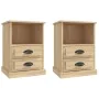 Nightstands 2 units Sonoma oak color 43x36x60 cm by vidaXL, Nightstands - Ref: Foro24-816335, Price: 93,92 €, Discount: %