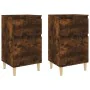 Nightstands 2 pcs smoked oak color 40x35x70 cm by vidaXL, Nightstands - Ref: Foro24-819703, Price: 55,08 €, Discount: %