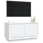 Weißer TV-Schrank aus Sperrholz, 80 x 35 x 45 cm von vidaXL, TV-Möbel - Ref: Foro24-819852, Preis: 56,80 €, Rabatt: %