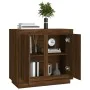 Brown oak plywood sideboard 80x34x75 cm by vidaXL, Sideboards - Ref: Foro24-819891, Price: 93,85 €, Discount: %