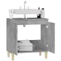 Concrete gray plywood sink cabinet 58x33x60cm by vidaXL, bathroom vanities - Ref: Foro24-821256, Price: 53,82 €, Discount: %