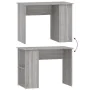 Escritorio de madera contrachapada gris Sonoma 100x55x75 cm de vidaXL, Escritorios - Ref: Foro24-823030, Precio: 88,20 €, Des...