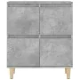 Concrete gray plywood sideboard 60x35x70 cm by vidaXL, Sideboards - Ref: Foro24-821160, Price: 68,44 €, Discount: %