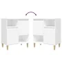 White plywood sideboard 60x35x70 cm by vidaXL, Sideboards - Ref: Foro24-821140, Price: 81,24 €, Discount: %