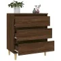 Oak brown plywood sideboard 60x35x70 cm by vidaXL, Sideboards - Ref: Foro24-823047, Price: 65,42 €, Discount: %