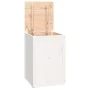 Solid white pine wood laundry trunk 44x44x66 cm by vidaXL, Laundry baskets - Ref: Foro24-823565, Price: 76,76 €, Discount: %