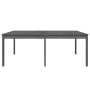 Solid gray pine garden table 203.5x100x76 cm by vidaXL, Garden tables - Ref: Foro24-823985, Price: 182,27 €, Discount: %