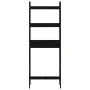 Bathroom shelf solid black pine wood 63x26x171 cm by vidaXL, Towel racks - Ref: Foro24-824662, Price: 84,29 €, Discount: %