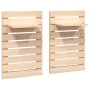 Shelves wall tables 2 units solid pine wood by vidaXL, Shelves and shelves - Ref: Foro24-824768, Price: 53,30 €, Discount: %