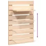 Shelves wall tables 2 units solid pine wood by vidaXL, Shelves and shelves - Ref: Foro24-824768, Price: 53,30 €, Discount: %