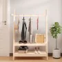 Garderobe aus massivem Kiefernholz 100x45,5x150 cm von vidaXL, Hut- und Garderobenständer - Ref: Foro24-824988, Preis: 94,16 ...