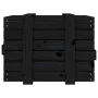 Solid black pine wood storage box 58x40.5x42 cm by vidaXL, Storage baskets - Ref: Foro24-824997, Price: 62,01 €, Discount: %