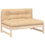 Zentrales Sofa aus massivem Kiefernholz, 120 x 80 cm von vidaXL, Modulare Sofas für den Außenbereich - Ref: Foro24-825730, Pr...