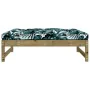 Impregnated pine wood garden stool 120x80 cm by vidaXL, Modular outdoor sofas - Ref: Foro24-825743, Price: 113,40 €, Discount: %