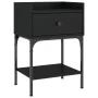 Bedside tables 2 units engineered wood black 40.5x31x60 cm by vidaXL, Nightstands - Ref: Foro24-825894, Price: 78,64 €, Disco...