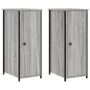 Nachttische 2 Stk. Technisches Holz Sonoma grau 32x42x80 cm von vidaXL, Nachttische - Ref: Foro24-825970, Preis: 56,43 €, Rab...