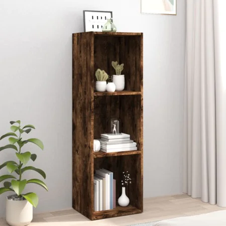 Smoked oak wood TV cabinet/shelf 36x30x114 cm by vidaXL, Bookcases and shelves - Ref: Foro24-826655, Price: 49,44 €, Discount: %