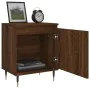 Brown oak engineered wood bedside table 40x30x50 cm by vidaXL, Nightstands - Ref: Foro24-826826, Price: 35,77 €, Discount: %