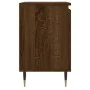 Brown oak engineered wood bedside table 40x30x50 cm by vidaXL, Nightstands - Ref: Foro24-826826, Price: 35,77 €, Discount: %