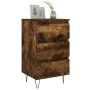 Nightstands 2 pcs engineered wood smoked oak 40x35x69 cm by vidaXL, Nightstands - Ref: Foro24-826935, Price: 75,72 €, Discoun...