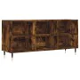 Smoked oak engineered wood TV cabinet 103.5x30x50 cm by vidaXL, TV Furniture - Ref: Foro24-826985, Price: 54,32 €, Discount: %