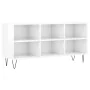 TV stand made of white glossy engineered wood 103.5x30x50 cm by vidaXL, TV Furniture - Ref: Foro24-826990, Price: 58,90 €, Di...