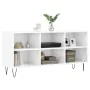 TV stand made of white glossy engineered wood 103.5x30x50 cm by vidaXL, TV Furniture - Ref: Foro24-826990, Price: 58,90 €, Di...