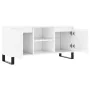 Hochglanzweißer TV-Schrank aus Holzwerkstoff, 104 x 35 x 50 cm von vidaXL, TV-Möbel - Ref: Foro24-827022, Preis: 73,34 €, Rab...