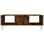 Smoked oak engineered wood coffee table 104x60x35 cm by vidaXL, Coffee table - Ref: Foro24-827089, Price: 77,19 €, Discount: %