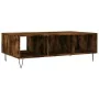 Smoked oak engineered wood coffee table 104x60x35 cm by vidaXL, Coffee table - Ref: Foro24-827089, Price: 77,19 €, Discount: %