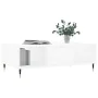 White engineered wood coffee table 104x60x35 cm by vidaXL, Coffee table - Ref: Foro24-827076, Price: 67,83 €, Discount: %