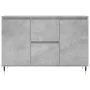 Betongraues Sideboard aus Holzwerkstoff, 104 x 35 x 70 cm von vidaXL, Sideboards - Ref: Foro24-827200, Preis: 97,70 €, Rabatt: %