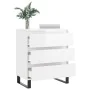 Aparador de madera contrachapada blanco brillante 60x35x70 cm de vidaXL, Aparadores - Ref: Foro24-827190, Precio: 74,55 €, De...