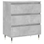 Concrete gray plywood sideboard 60x35x70 cm by vidaXL, Sideboards - Ref: Foro24-827176, Price: 59,58 €, Discount: %