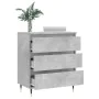 Concrete gray plywood sideboard 60x35x70 cm by vidaXL, Sideboards - Ref: Foro24-827176, Price: 59,58 €, Discount: %