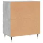 Concrete gray plywood sideboard 60x35x70 cm by vidaXL, Sideboards - Ref: Foro24-827176, Price: 59,58 €, Discount: %