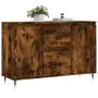 Smoked oak engineered wood sideboard 104x35x70 cm by vidaXL, Sideboards - Ref: Foro24-827201, Price: 88,64 €, Discount: %