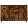 Smoked oak engineered wood sideboard 104x35x70 cm by vidaXL, Sideboards - Ref: Foro24-827201, Price: 88,64 €, Discount: %