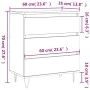 White plywood sideboard 60x35x70 cm by vidaXL, Sideboards - Ref: Foro24-827180, Price: 62,24 €, Discount: %