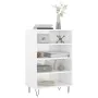 High glossy white engineered wood sideboard 57x35x90 cm by vidaXL, Sideboards - Ref: Foro24-827230, Price: 56,75 €, Discount: %