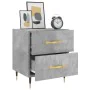 Concrete gray engineered wood bedside table 40x35x47.5 cm by vidaXL, Nightstands - Ref: Foro24-827268, Price: 32,36 €, Discou...